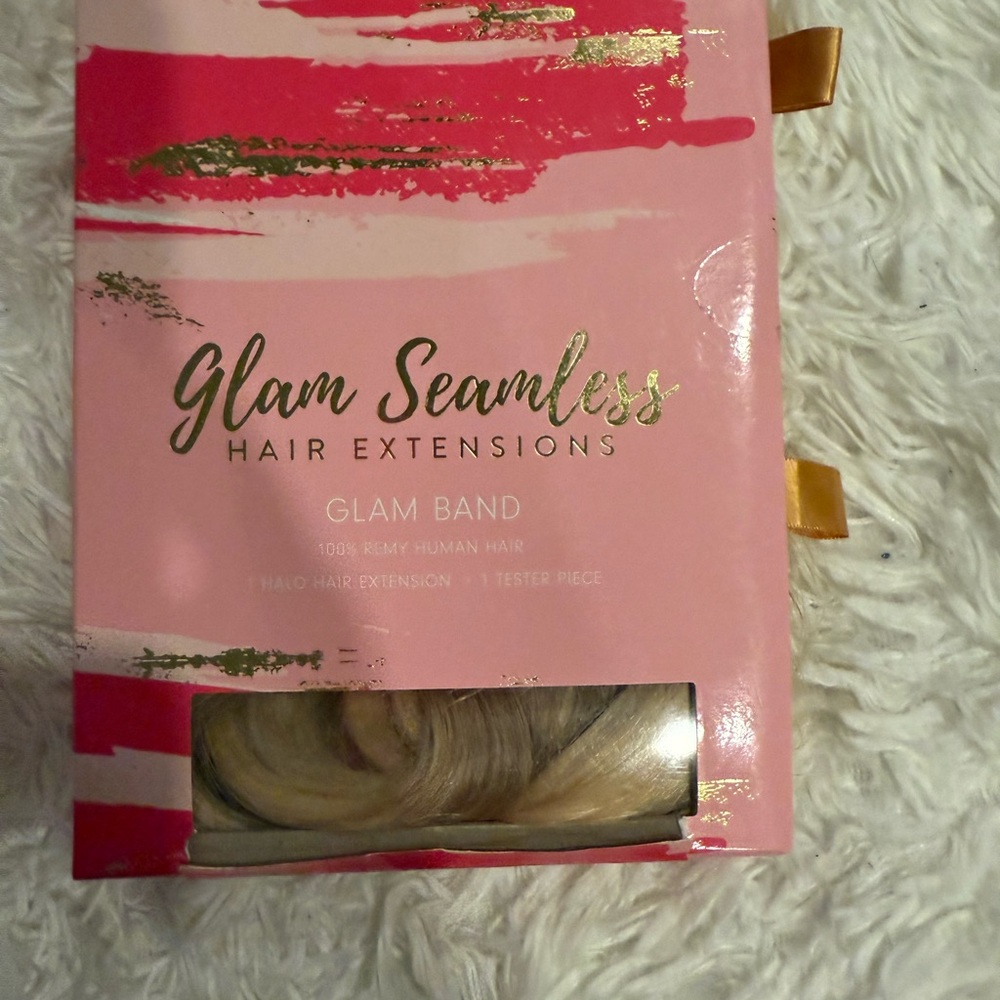 Glam Seamless Hair Extensions - Blonde